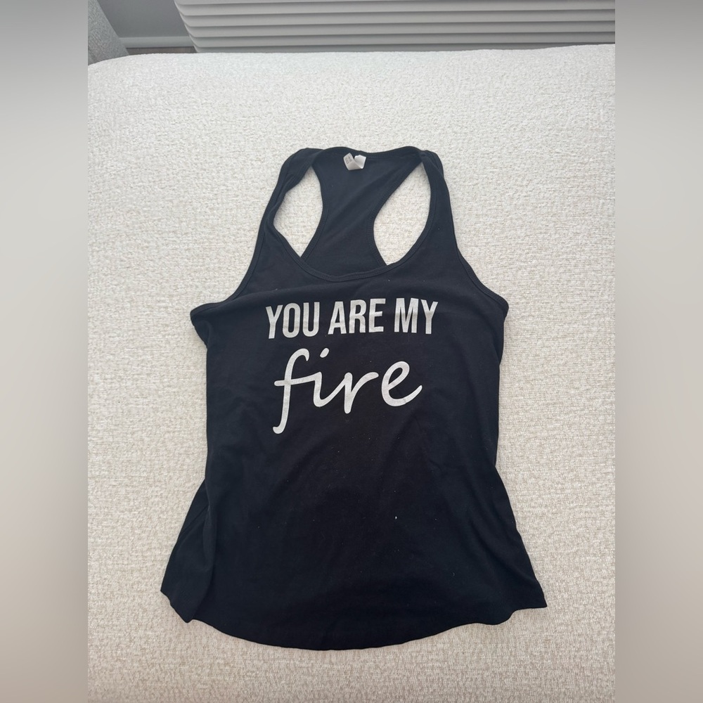 Custom Backstreet Boy “You are my Fire” Tank Size XL